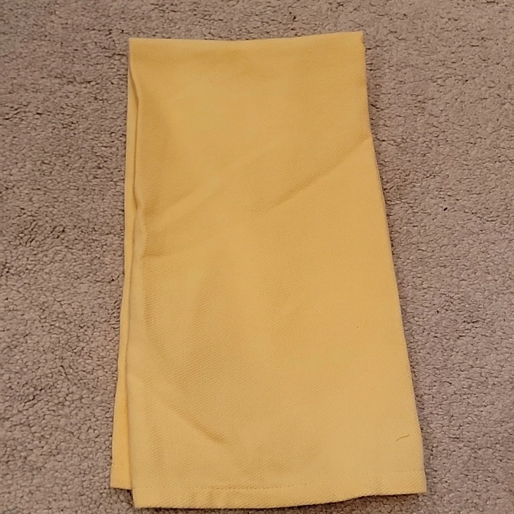 Hand Towel Yellow Flower
